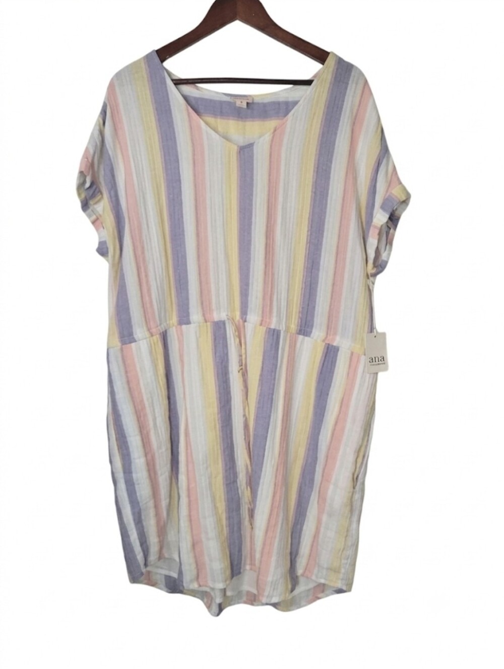 NWT a.n.a. Belle Stripe mini dress